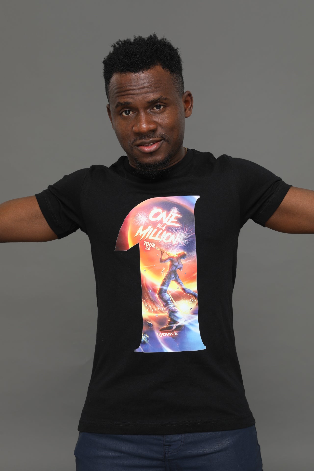 One in a Million Tour Tee (Black)