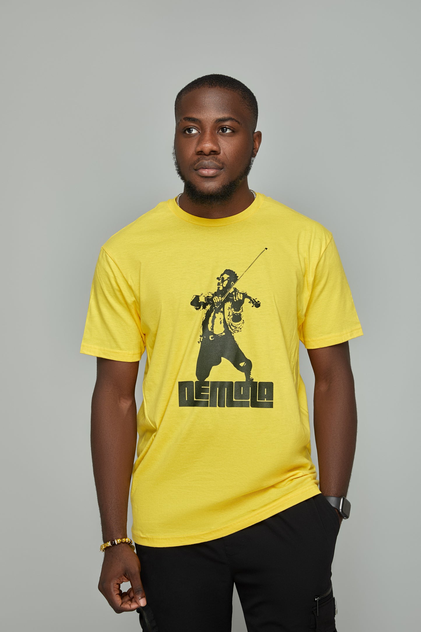 Silhouette Graphic Tee (Yellow)