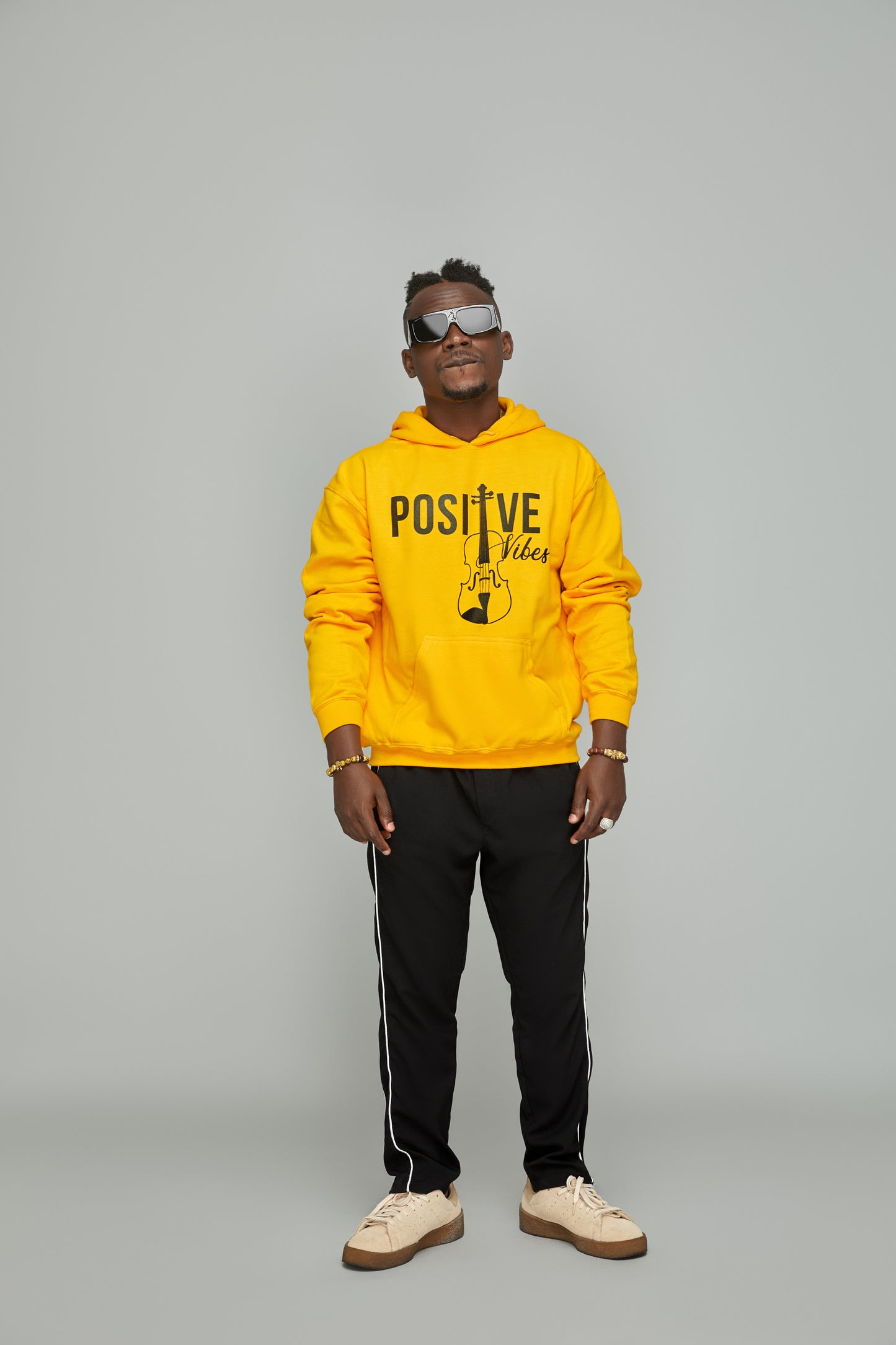 Positive Vibes Hoodie (Orange)